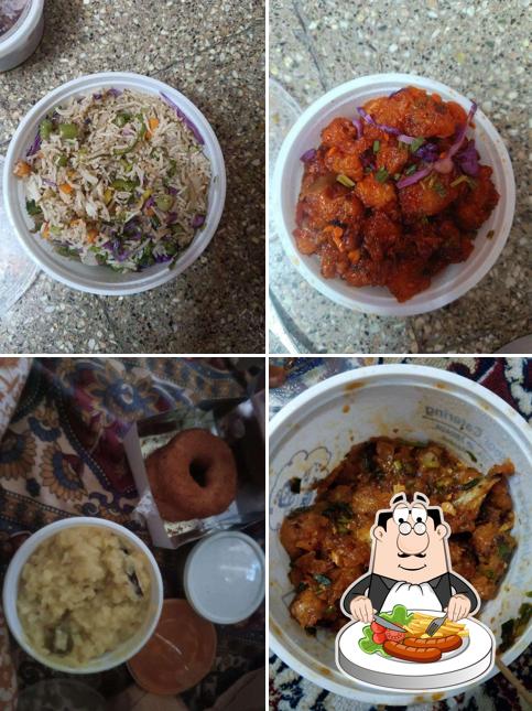 Food at Udupi Sri Krishnarajathadri