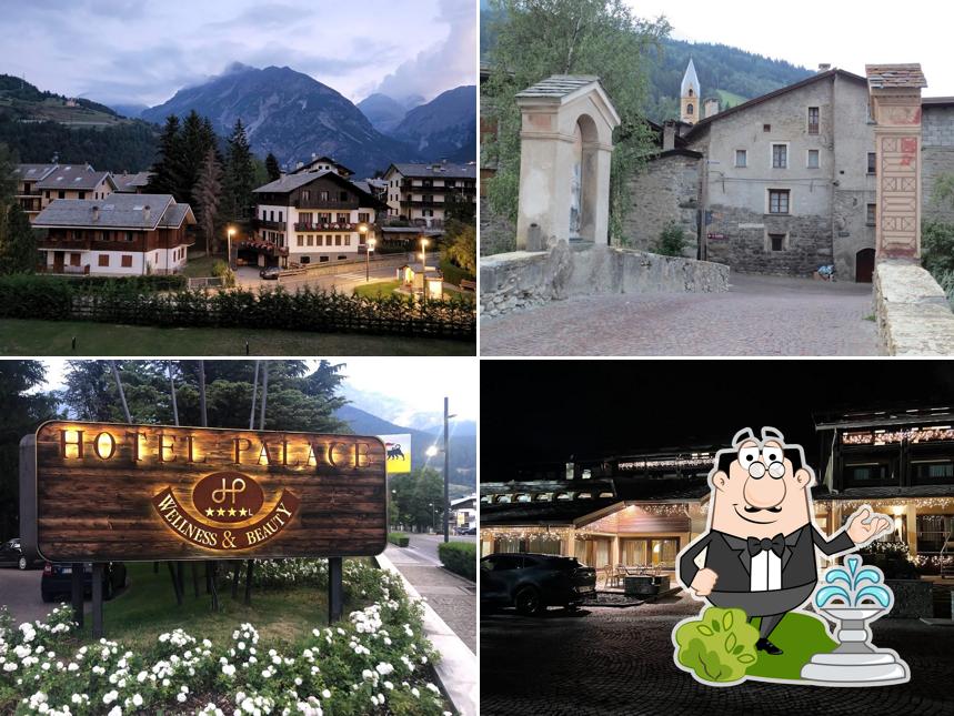 Gli esterni costituiscono una caratteristica importante di Hotel Palace Bormio