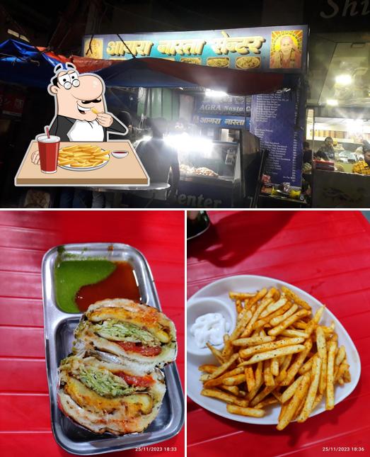 French fries at Agra Nasta Center