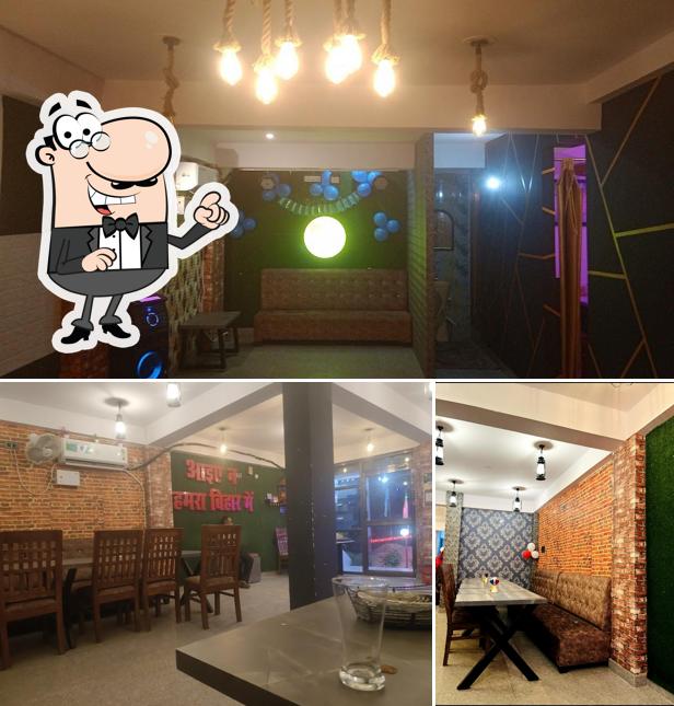 The interior of Desi bites restaurant