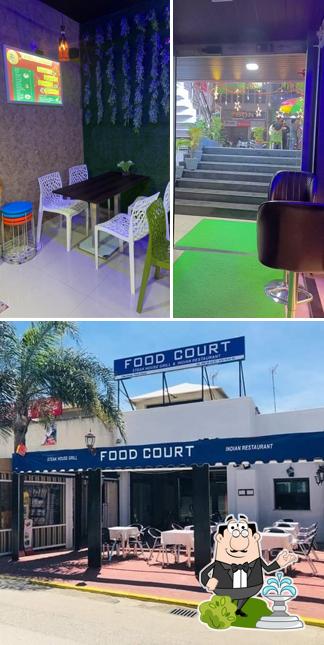 The exterior of Food court india