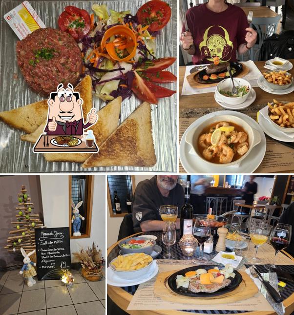 Tartaredi manzo al Restaurant Les nouvelles Arcades