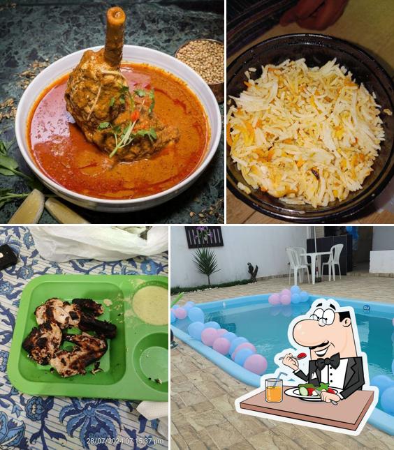 Food at Pakizah dhaba