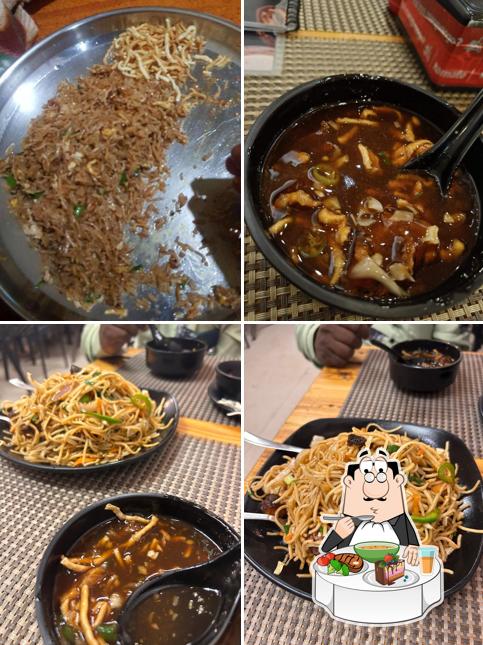 Hot and sour soup at Schezwan Hut