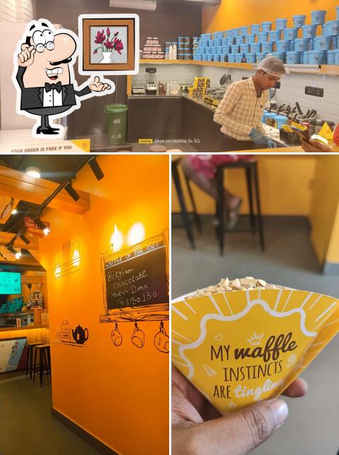 The interior of The Belgian Waffle Co