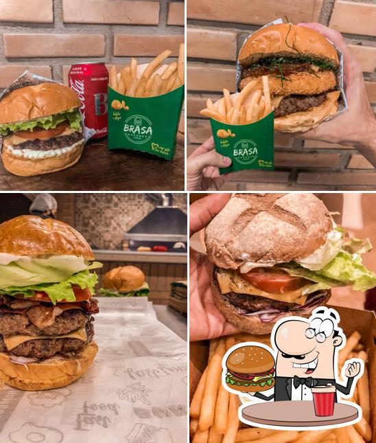 Deguste um dos hambúrgueres oferecidos no Brasa Burguer Hamburgueria Suzano