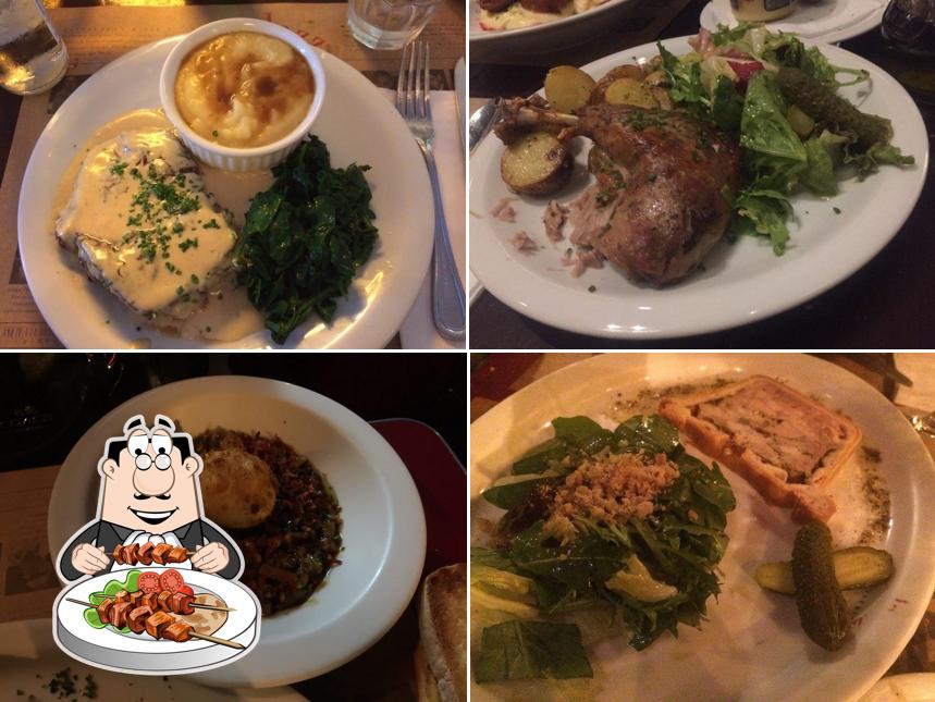 Comida em Le Jazz Brasserie