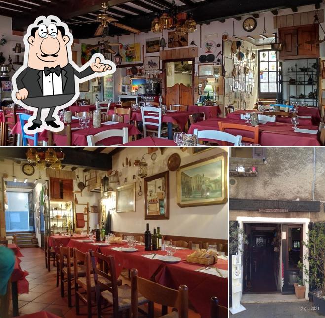 Gli interni di Trattoria da Maria Moretti