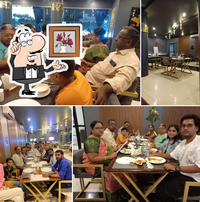 Take a seat at one of the tables at Cibo Fine Dine Salem