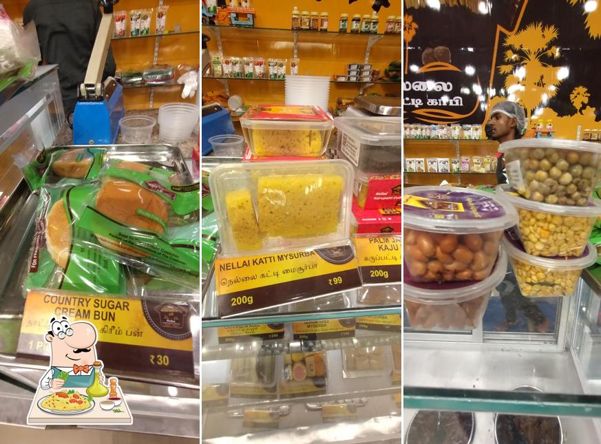 Food at Nellai Karupatti Coffee