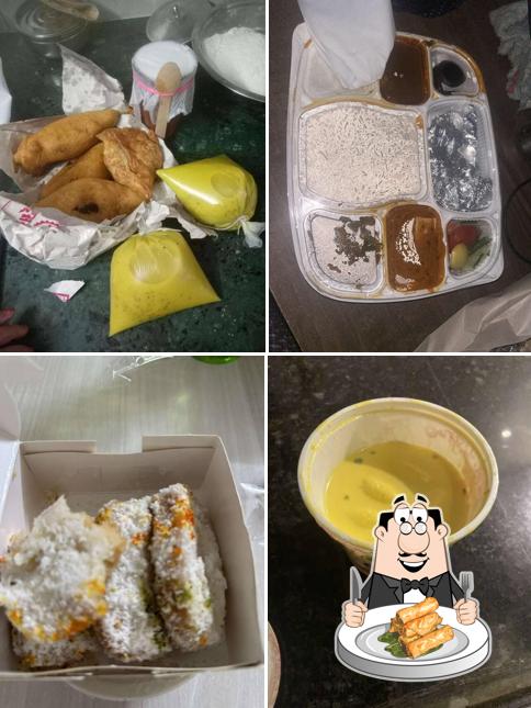 Spring rolls at Om Sweet Caterers