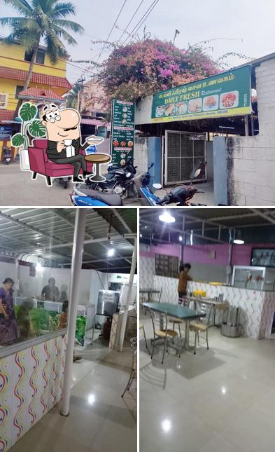The interior of Daily Fresh