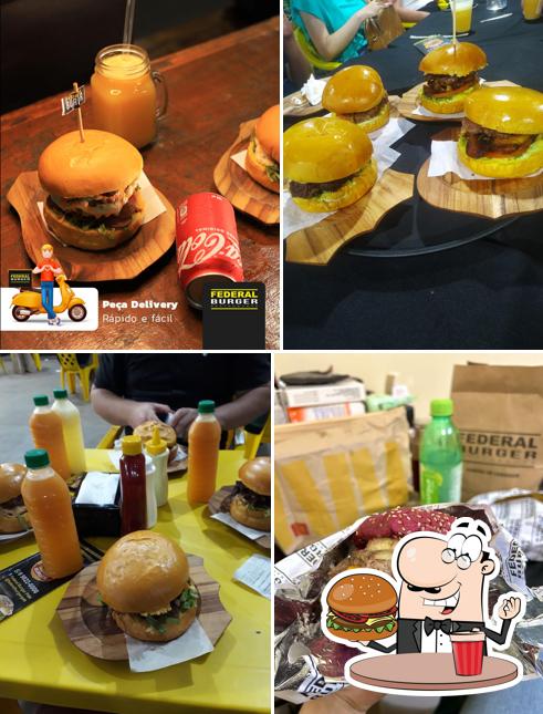 Experimente um hambúrguer no Federal Burger - Restaurante e Hambúrgueria