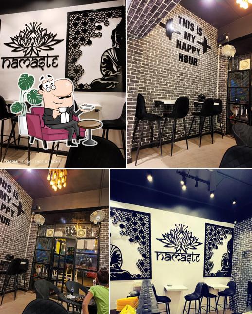 The interior of FH cafe
