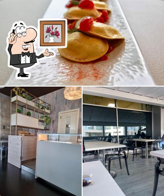 La immagine di interni e cibo da Happiness Bar