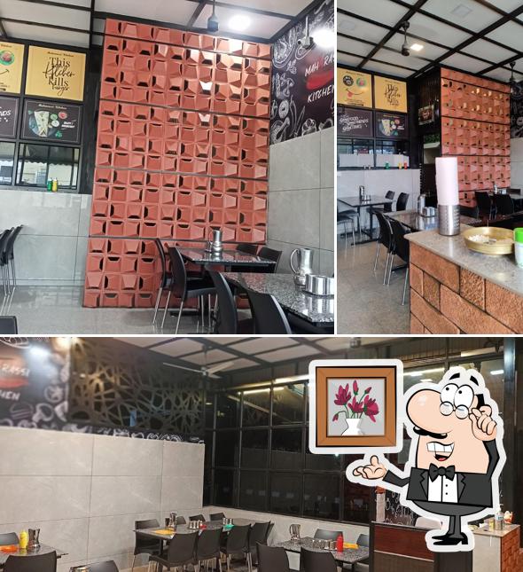The interior of MahaRassi Kitchen Grill Maalik