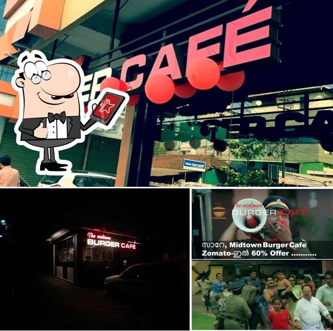 The exterior of The Midtown burger cafe