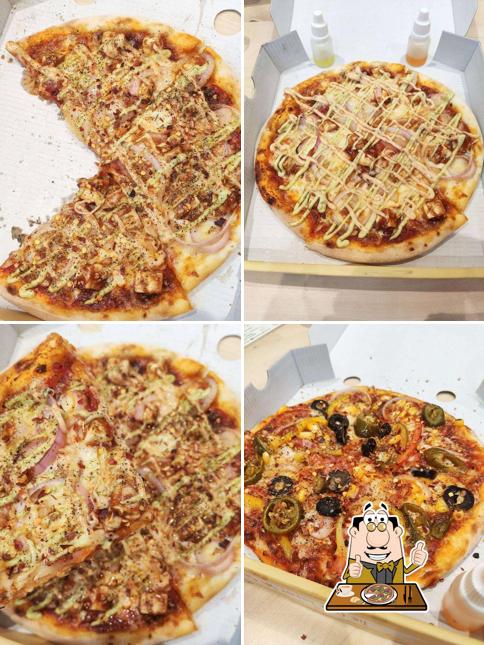 Get various kinds of pizza Get various kinds of pizza