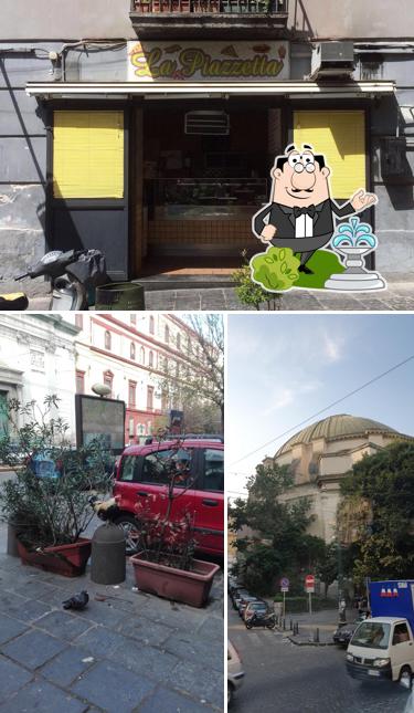 Gli esterni di La piazzetta
