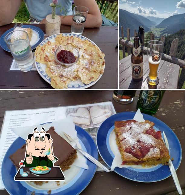 La cibo e birra del ristorante