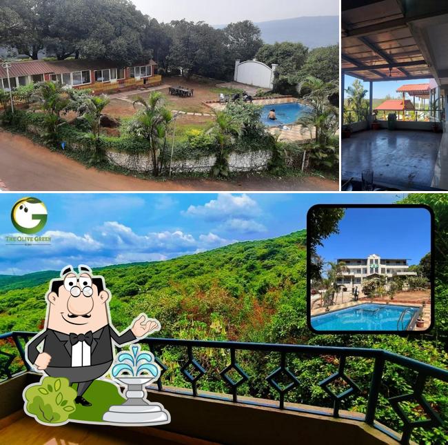 The exterior of The Olive Green Resort Mahabaleshwar