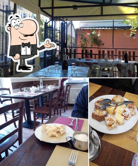 Gli interni di Trattoria Da Raffaella