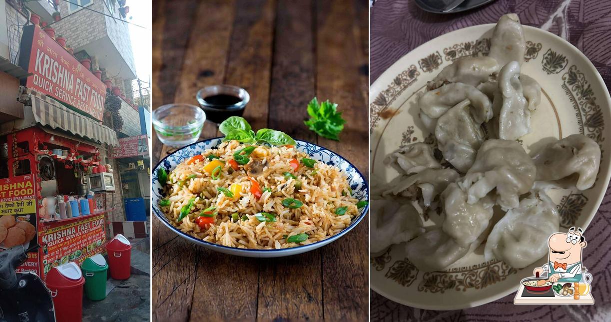 Fried rice at Krishna Bakery