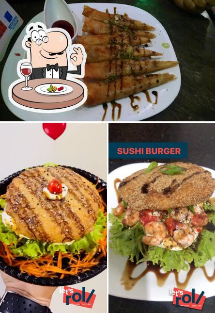 Comida em Let's Roll Temakeria & Sushi Bar