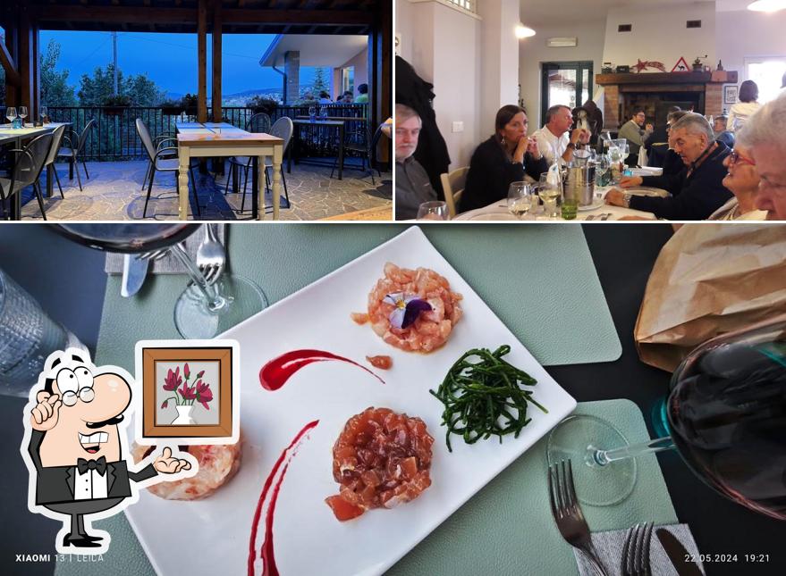 Tra le varie cose da Trattoria Al Castello si possono trovare la interni e cibo