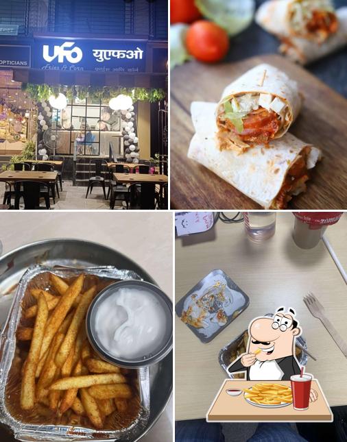 French fries at UFO Fries & Corn - Andheri, Mumbai