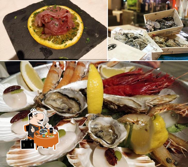 I clienti di Ristorante Unto possono godersi diversi prodotti di cucina di mare