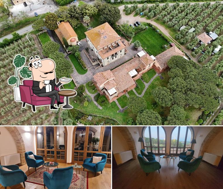 Tra le diverse cose da Villa Preselle Resort si possono trovare la interni e cibo