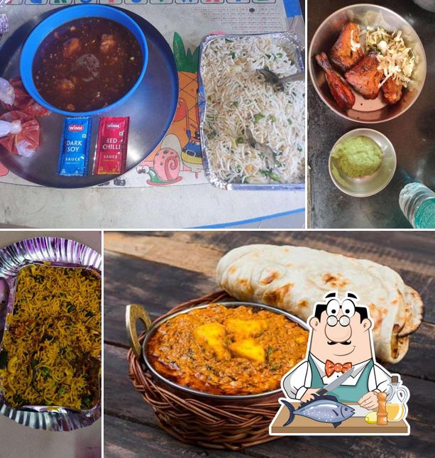 Grilled salmon at Divya Foods