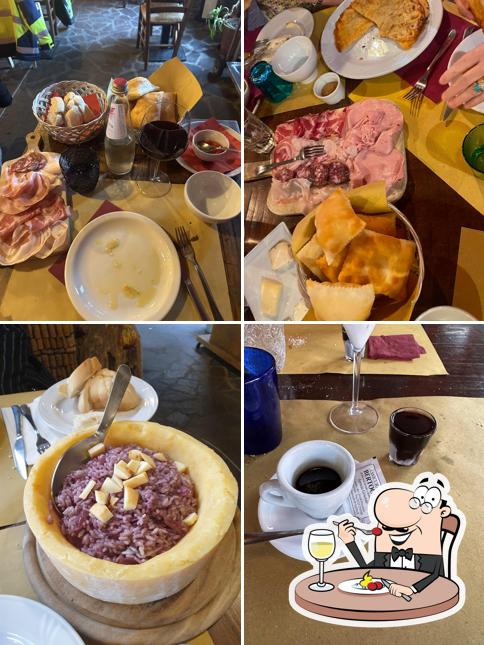 Cibo al Ustaria la Carrozza