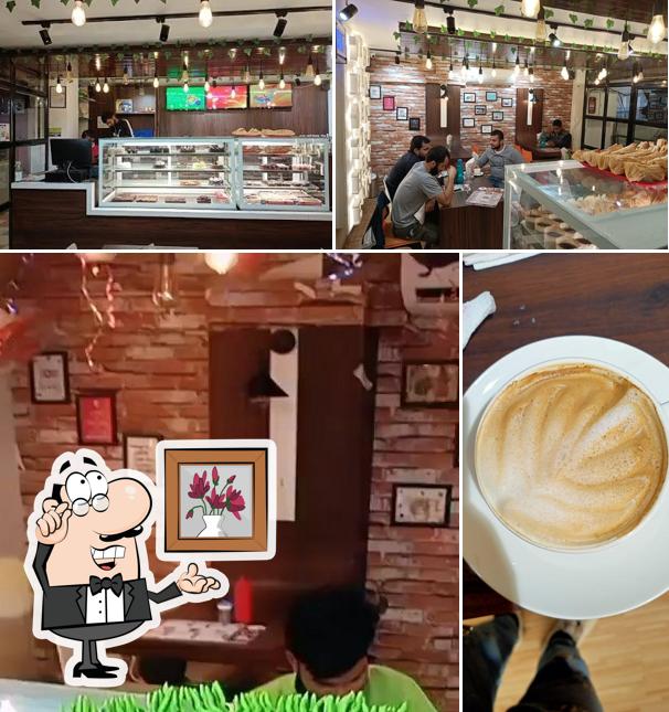 Take a seat at one of the tables at 7th Heaven - Deoria