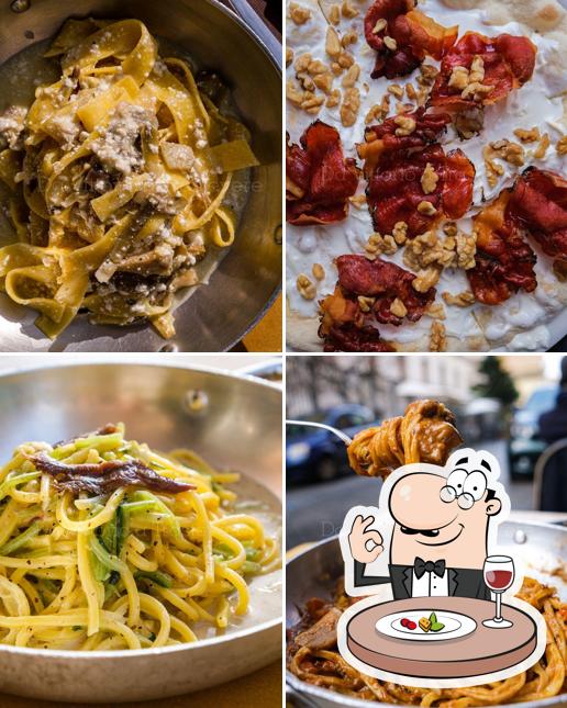 Cibo al Da Vittorio a Trastevere