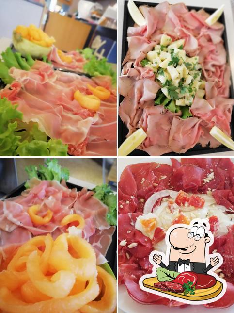 Carpaccio di manzo al Bar Centrale Illy