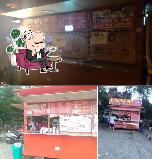 The interior of R China Hut