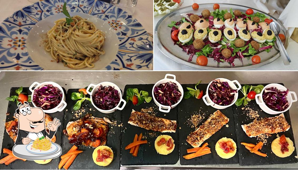 Spaghetti alla carbonara al Sanfy Ristorante Pizzeria