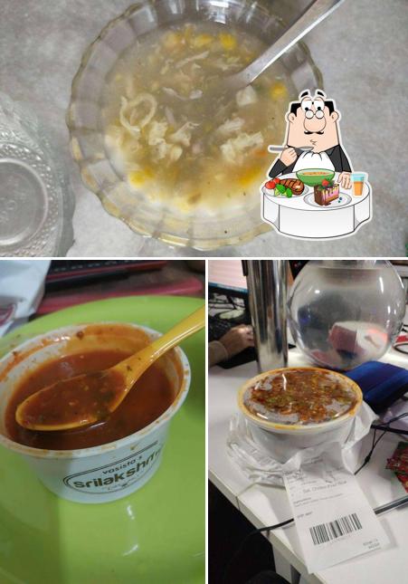 Hot and sour soup at Vasista's Srilakshmi