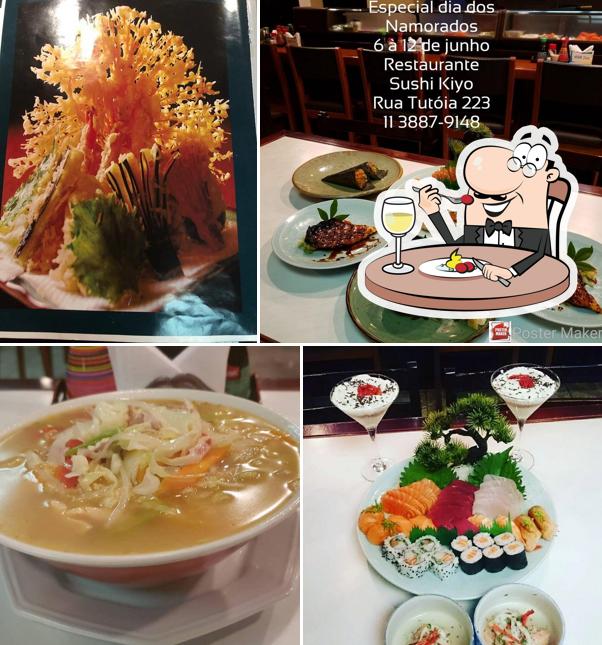 Comida em Sushi Kiyo