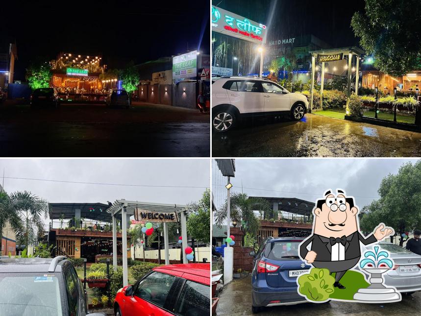 Check out how The leaf Family Garden Restaurant looks outside