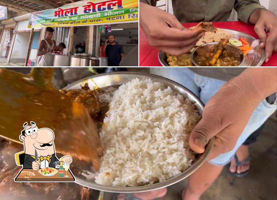 Food at Bhola Hotel