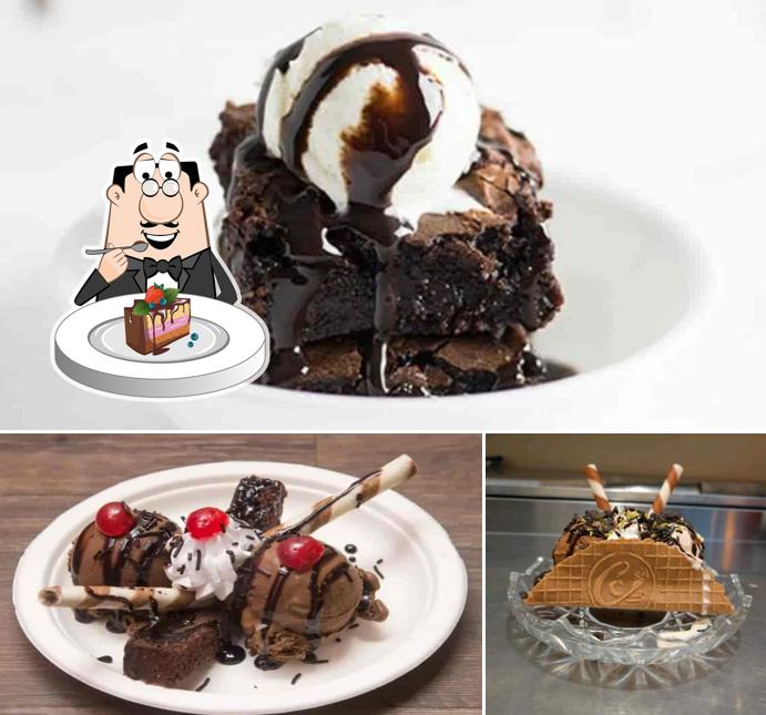 Chocolate cake at Cream Chills