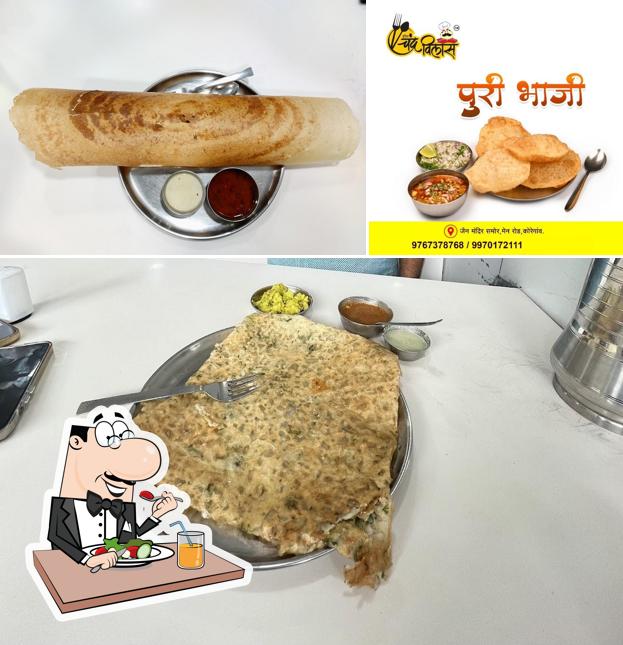Food at Hotel ChandraVilas Bhuvan koregaon