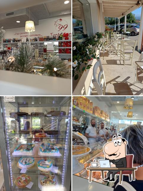 Gli interni di Pasticceria 99 Tentazioni