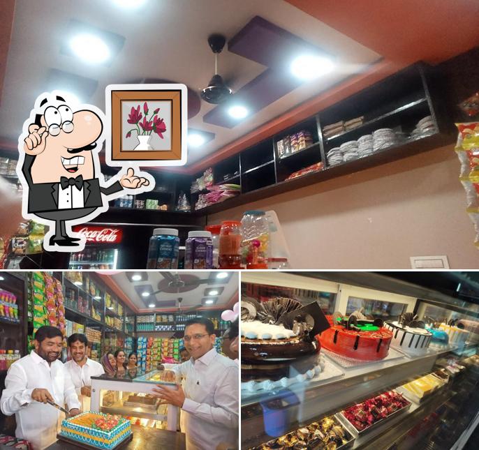 The interior of Sri Sai Bakery