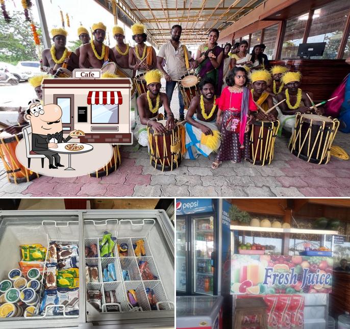 You can get some fresh air at the outside area of Sri Sindhu Restaurant ஸ்ரீ சிந்து உணவகம்