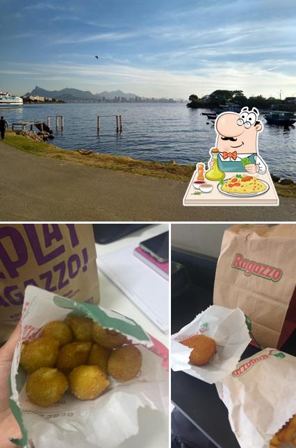 Entre diversos coisas, comida e exterior podem ser encontrados no Ragazzo