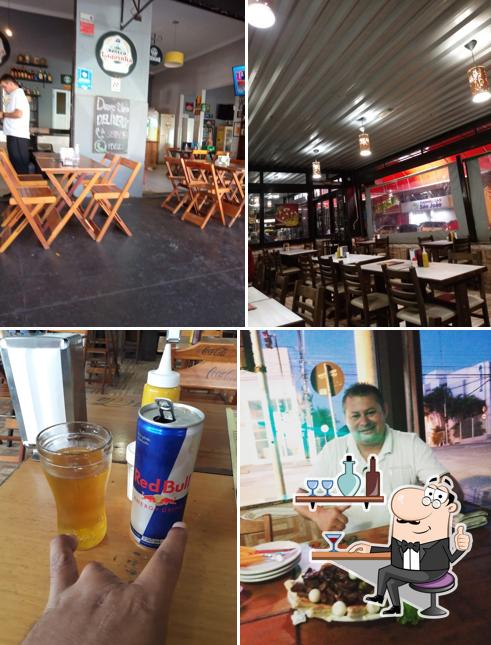 O interior do Boteco do Guará